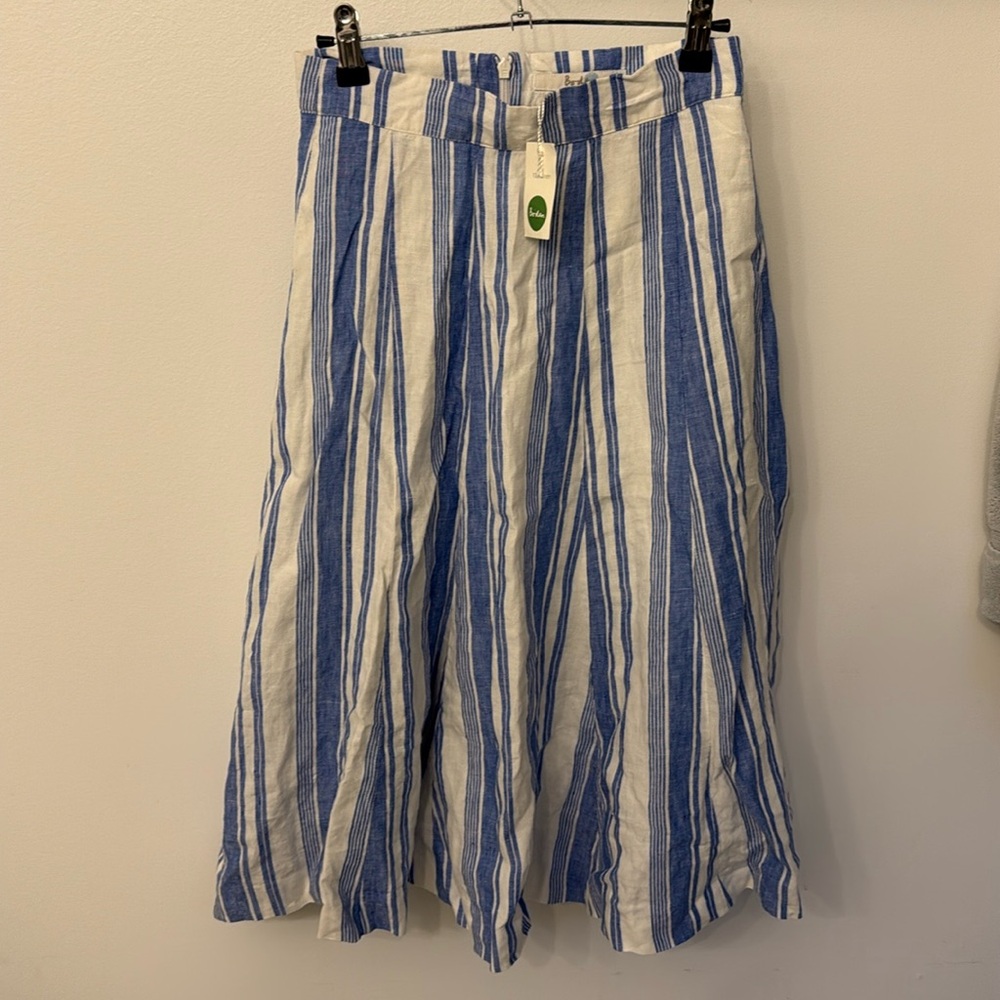 Boden Linen Midi Skirt NWT